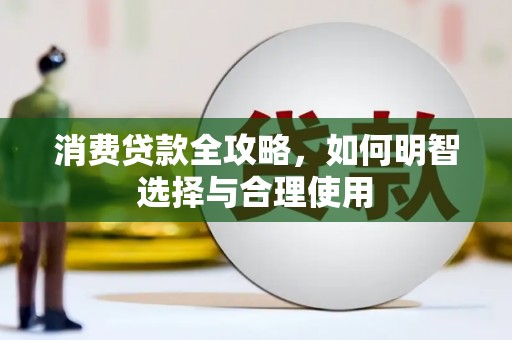 大观消费贷款全攻略，如何明智选择与合理使用