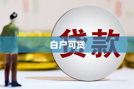 大观白户可贷
