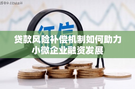 大观贷款风险补偿机制如何助力小微企业融资发展