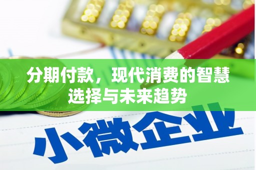 大观分期付款，现代消费的智慧选择与未来趋势
