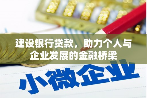 大观建设银行贷款，助力个人与企业发展的金融桥梁