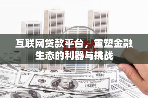 大观互联网贷款平台，重塑金融生态的利器与挑战