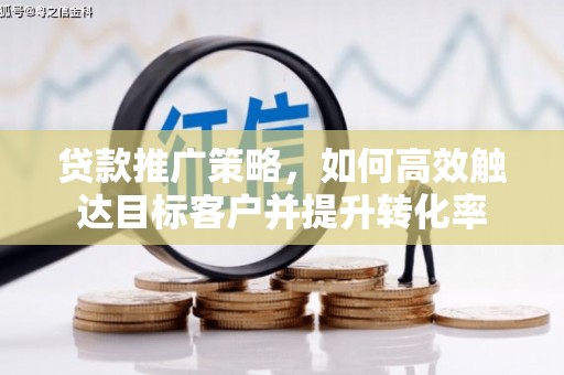 大观贷款推广策略，如何高效触达目标客户并提升转化率