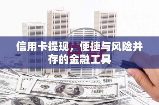 大观信用卡提现，便捷与风险并存的金融工具