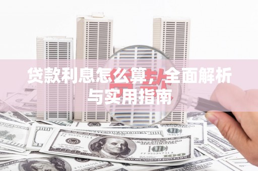 大观贷款利息怎么算，全面解析与实用指南