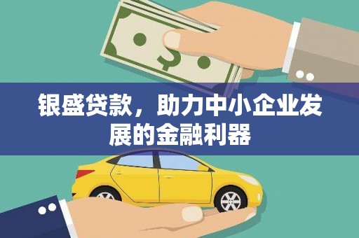 大观银盛贷款，助力中小企业发展的金融利器