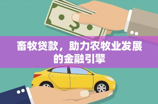 大观畜牧贷款，助力农牧业发展的金融引擎