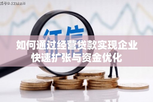 大观如何通过经营贷款实现企业快速扩张与资金优化