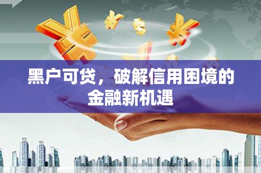 大观黑户可贷，破解信用困境的金融新机遇