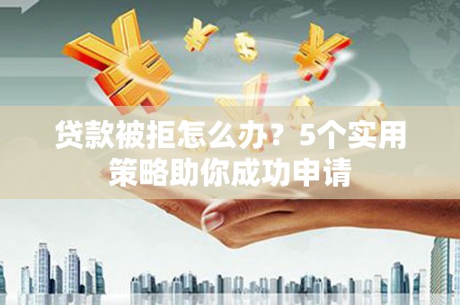 大观贷款被拒怎么办？5个实用策略助你成功申请