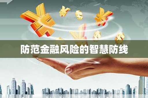 大观防范金融风险的智慧防线