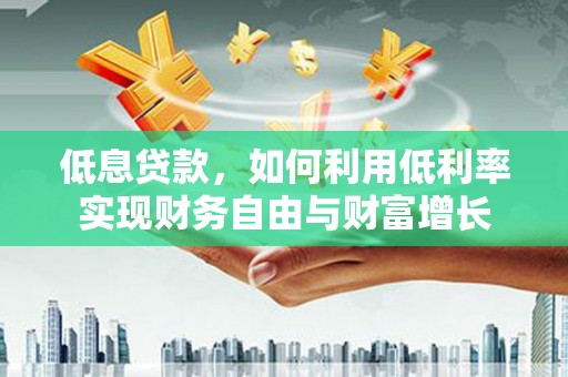 大观低息贷款，如何利用低利率实现财务自由与财富增长