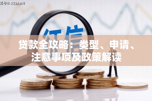 大观贷款全攻略：类型、申请、注意事项及政策解读
